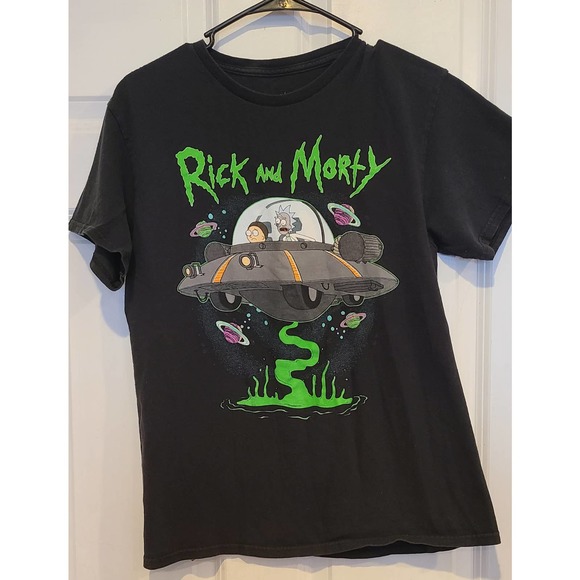 Rick and Morty t shirt  adult swim M Ripple Junction spaceship 2012 tee - Picture 1 of 3
